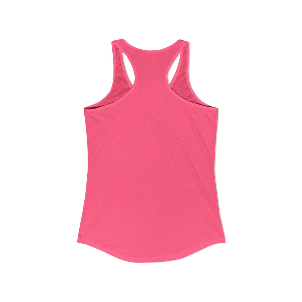 United Dock Diving Logo Front Women's Ideal Racerback Tank