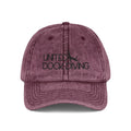 Vintage Embroidered Cap — United Dock Diving Logo