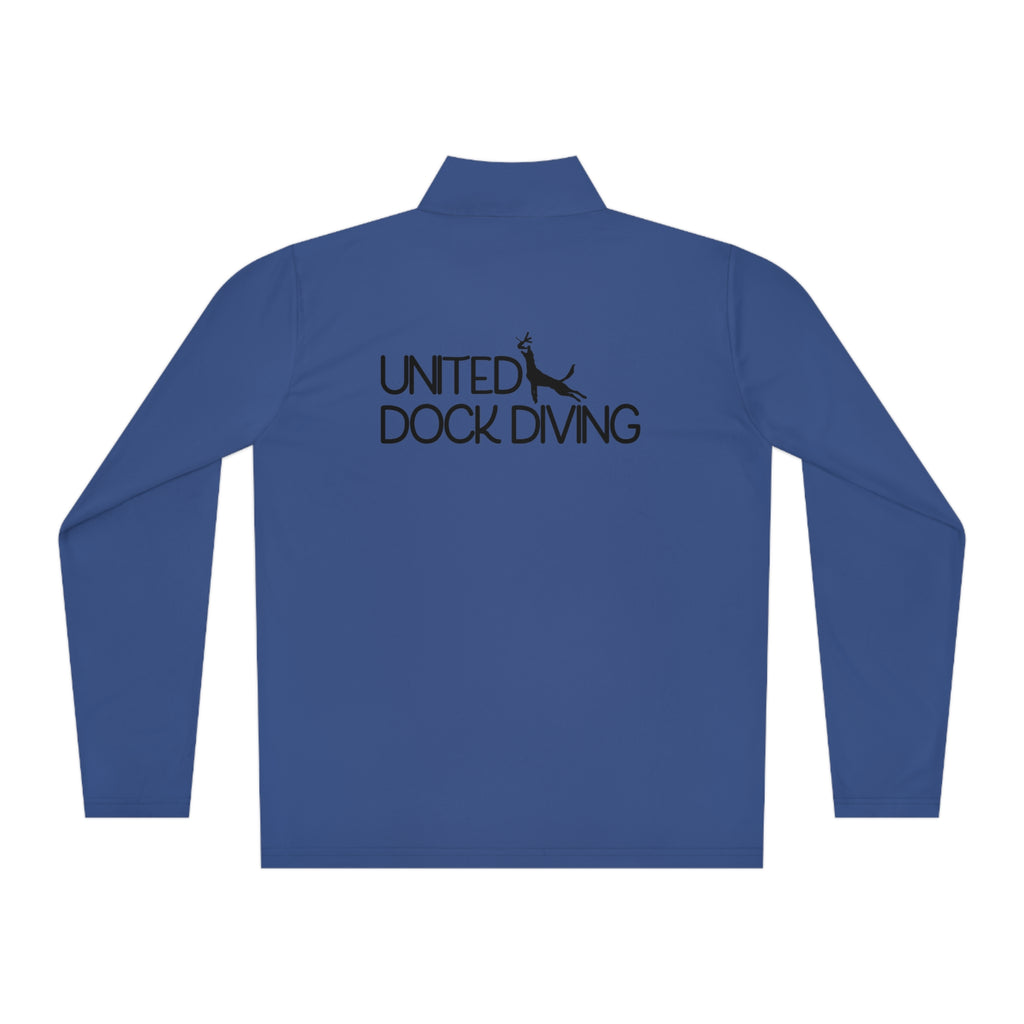 United Dock Diving  Logo Front 1/4 Inch Zipper Long Sleeve