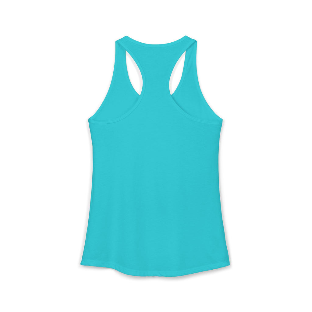 United Dock Diving Logo Front Women's Ideal Racerback Tank