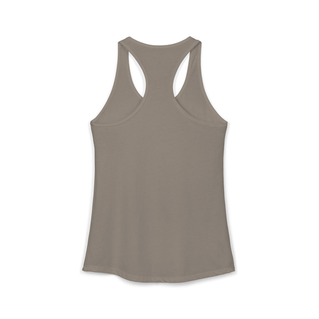 United Dock Diving Logo Front Women's Ideal Racerback Tank