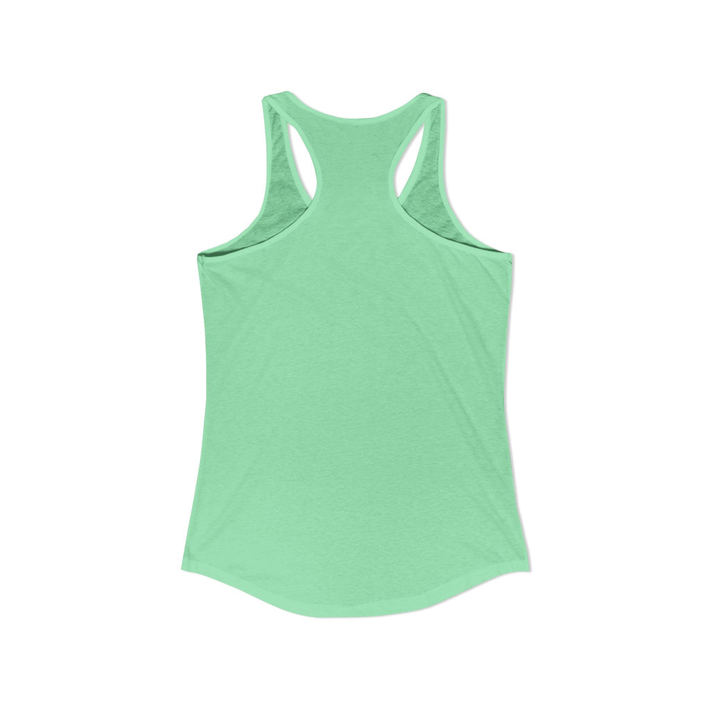 United Dock Diving Logo Front Women's Ideal Racerback Tank