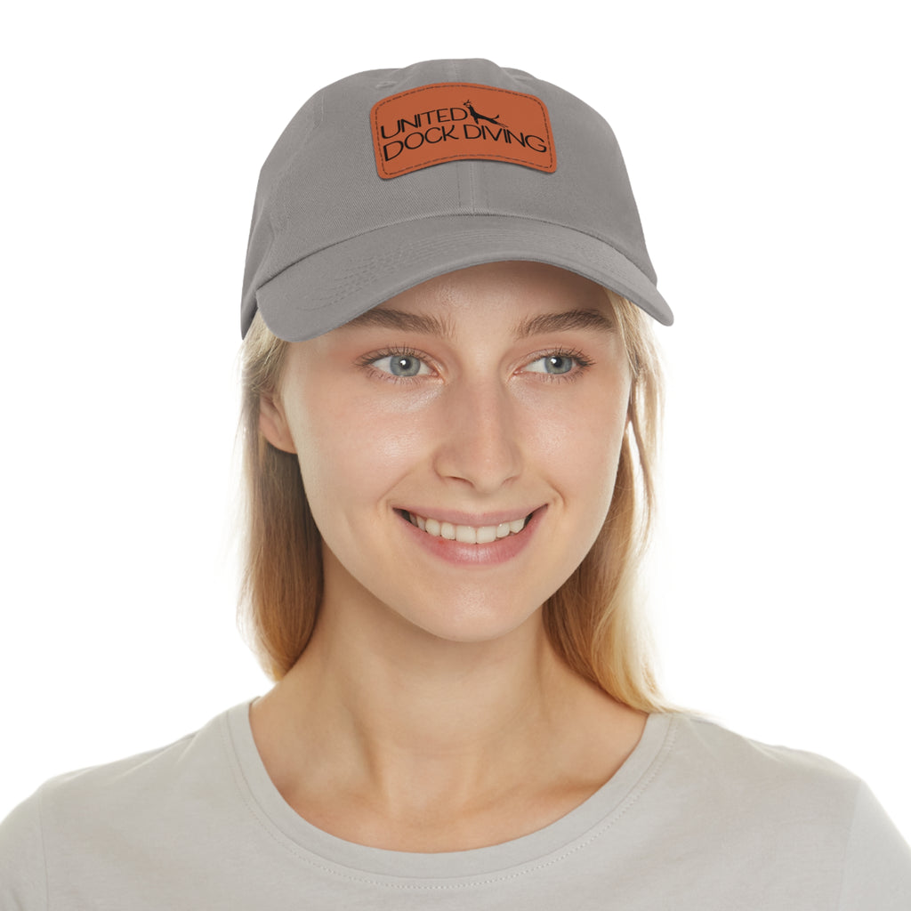 United Dock Diving Leather Logo Hat