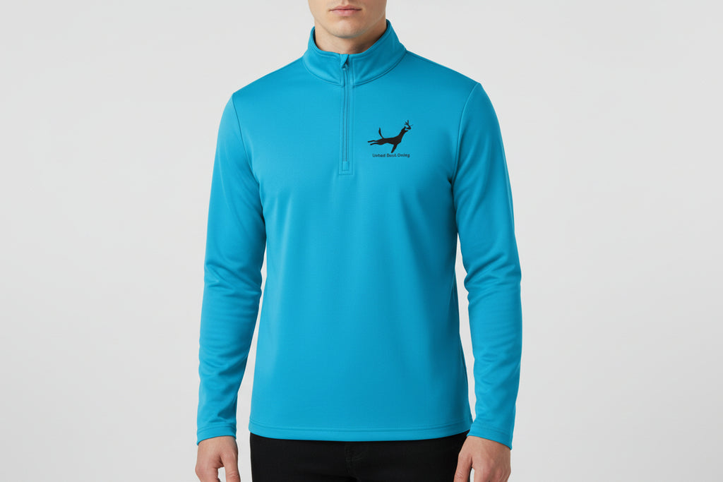 United Dock Diving  Logo Front 1/4 Inch Zipper Long Sleeve