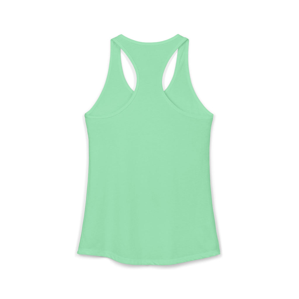 United Dock Diving Logo Front Women's Ideal Racerback Tank