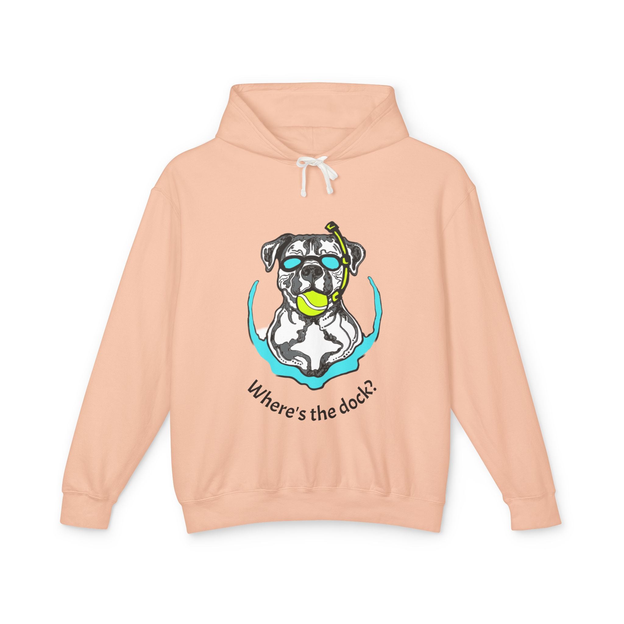 Where's the dock? Front and United Dock Diving Logo Back