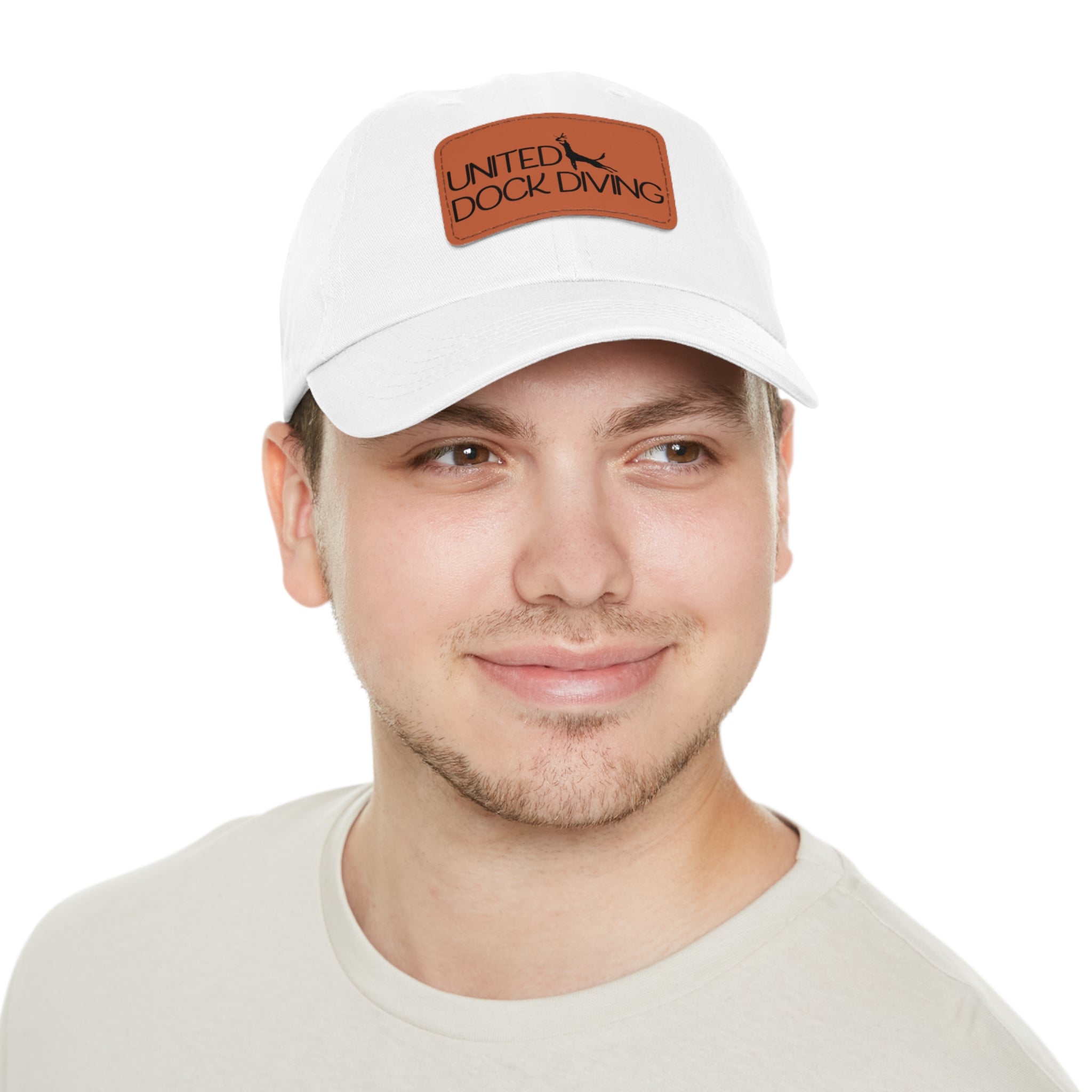 United Dock Diving Leather Logo Hat