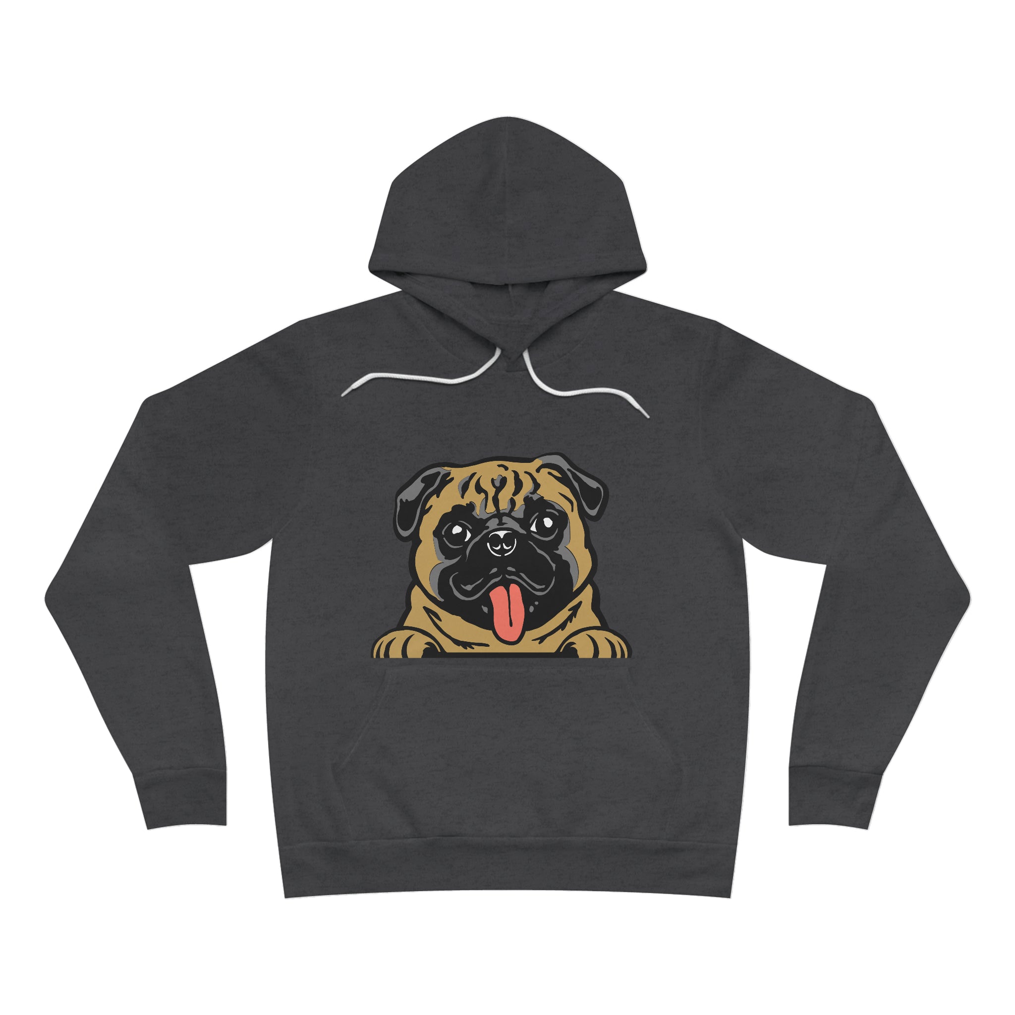 Pug Peak Fleece Pullover Hoodie