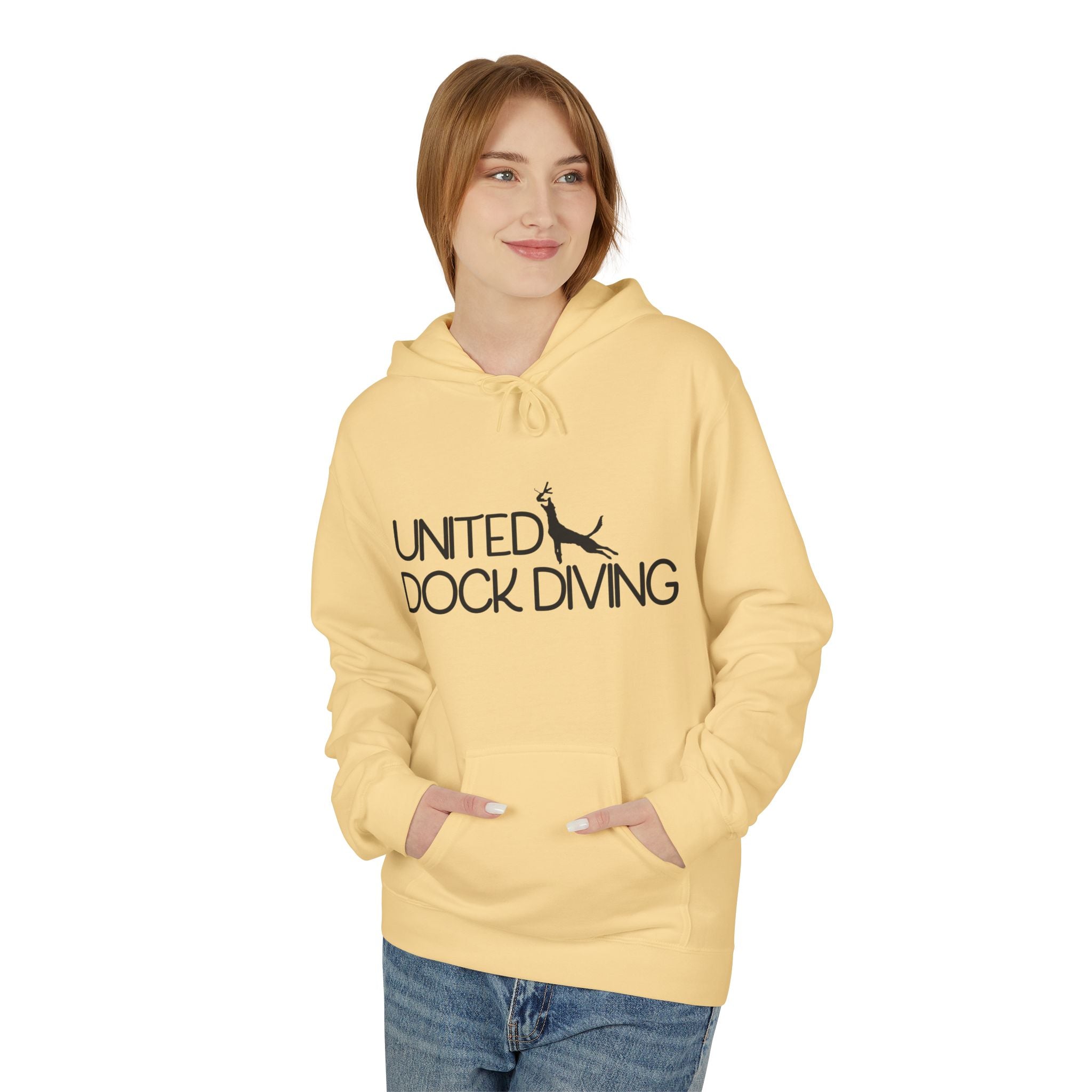United Dock Diving Logo Front - Hoodie