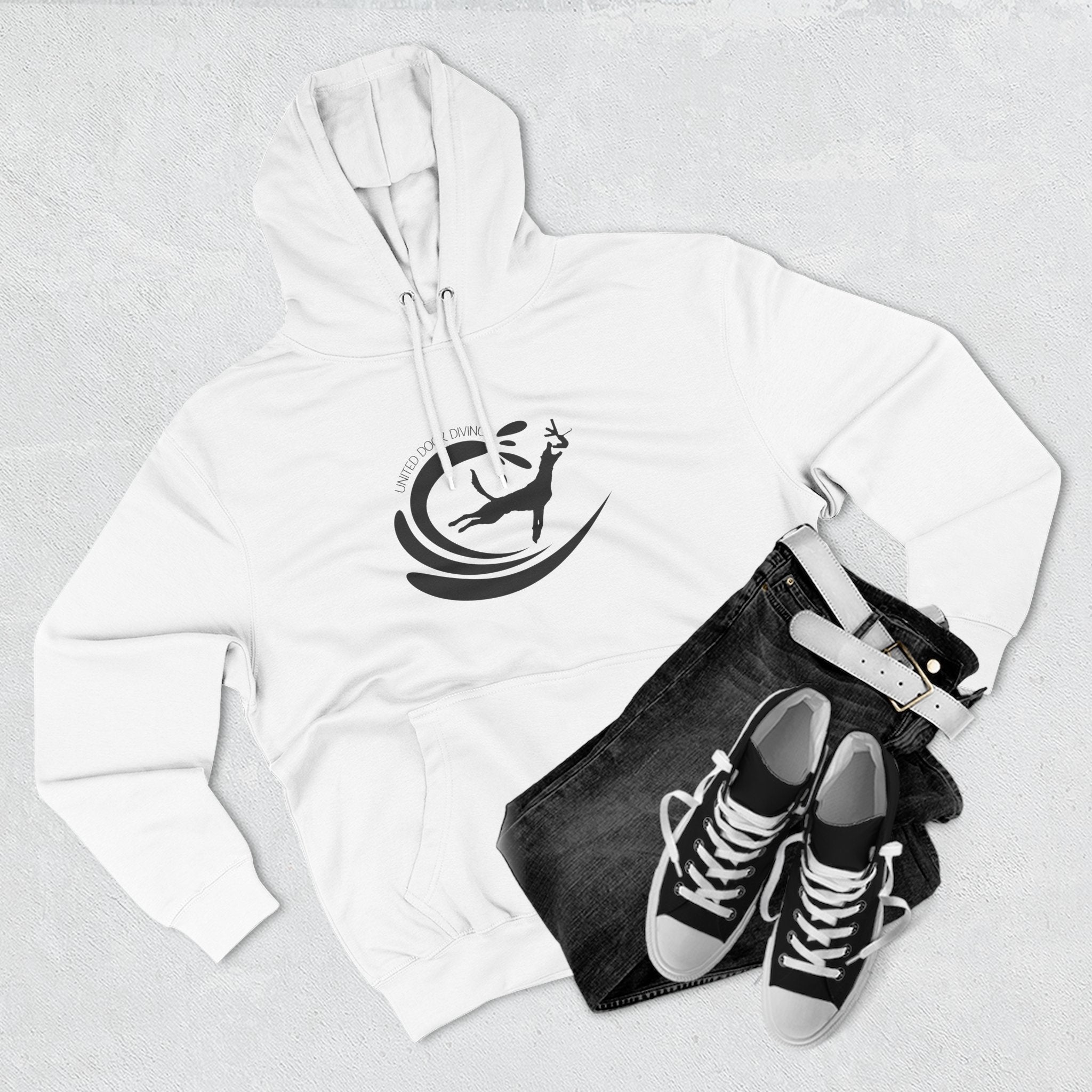 UDD Classic Three-Panel Fleece Hoodie – Cozy Pullover Hoodie