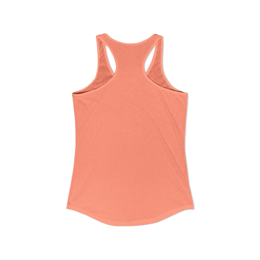 United Dock Diving Logo Front Women's Ideal Racerback Tank