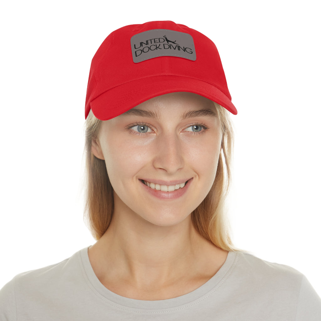 United Dock Diving Leather Logo Hat