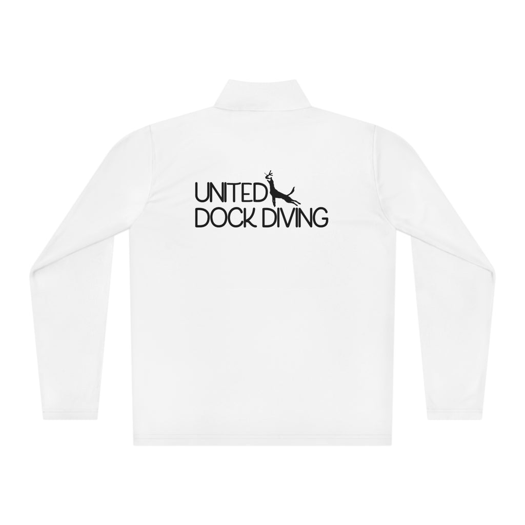 United Dock Diving  Logo Front 1/4 Inch Zipper Long Sleeve