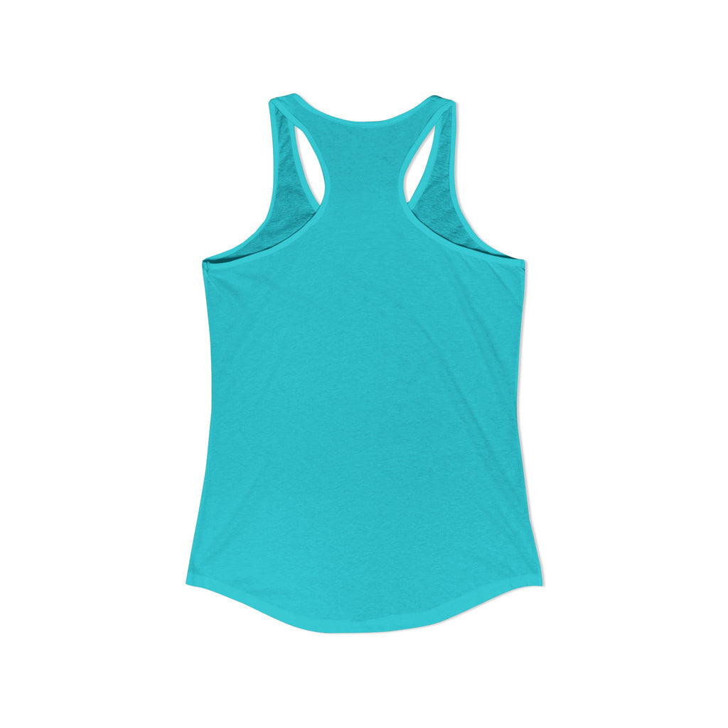 United Dock Diving Logo Front Women's Ideal Racerback Tank