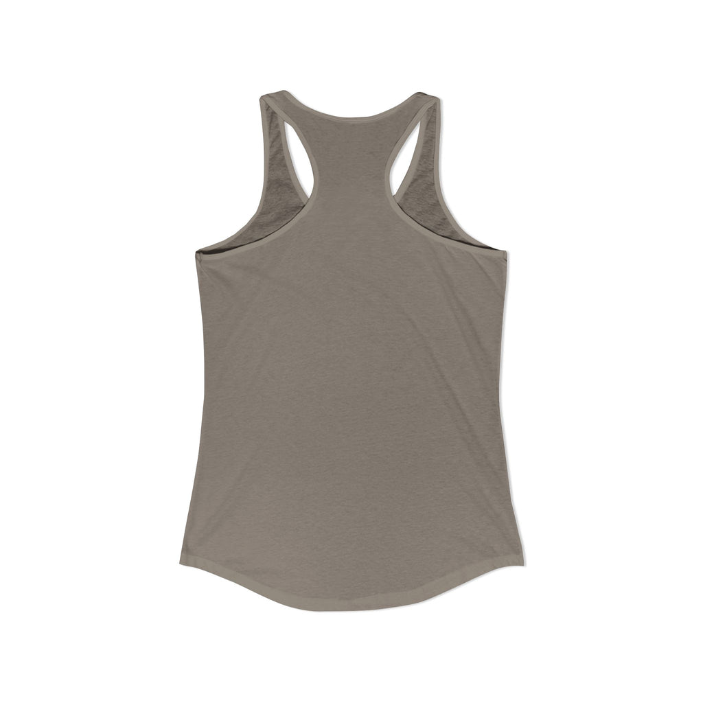United Dock Diving Logo Front Women's Ideal Racerback Tank