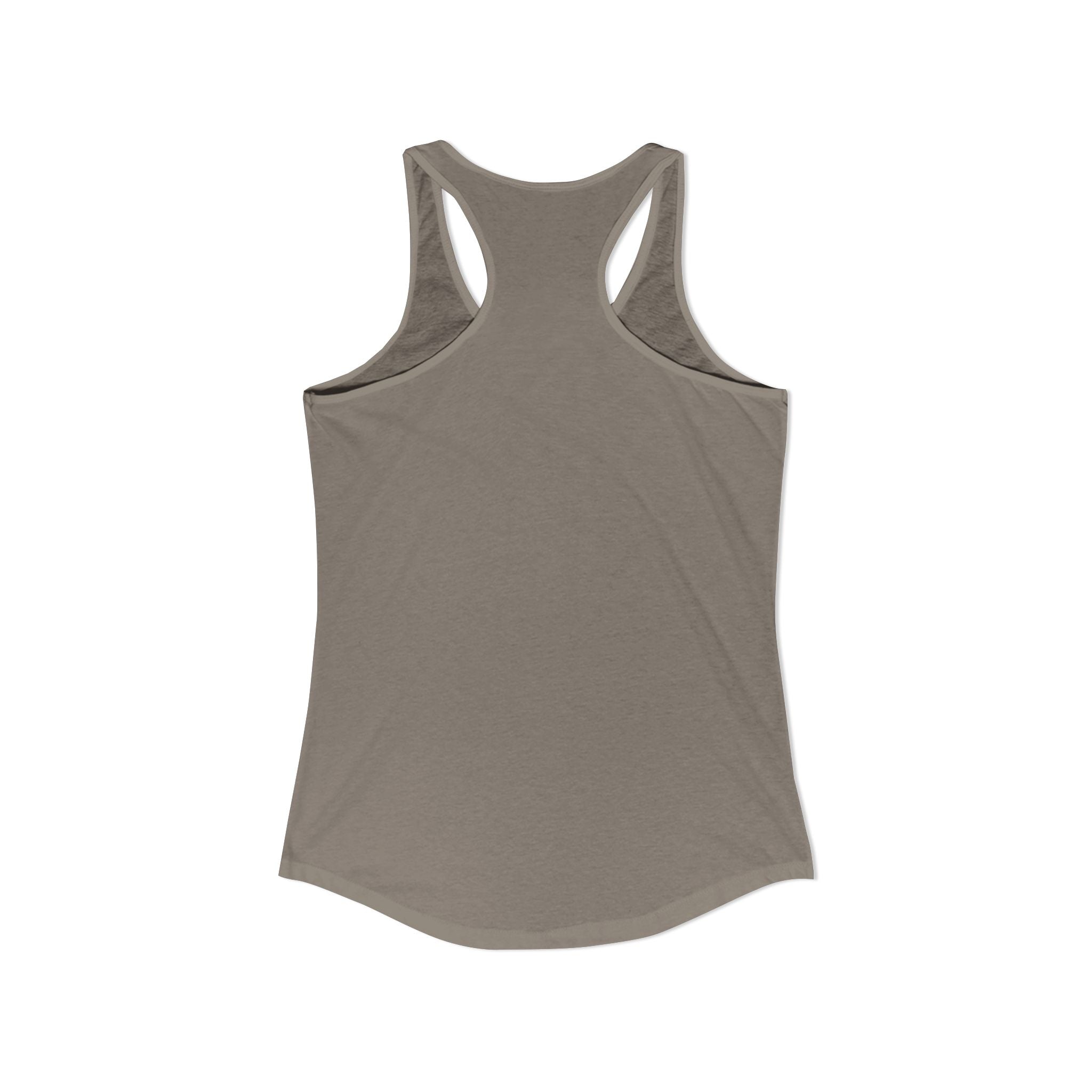 United Dock Diving Logo Front Women's Ideal Racerback Tank