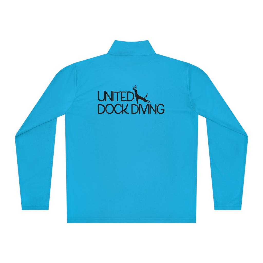 United Dock Diving  Logo Front 1/4 Inch Zipper Long Sleeve