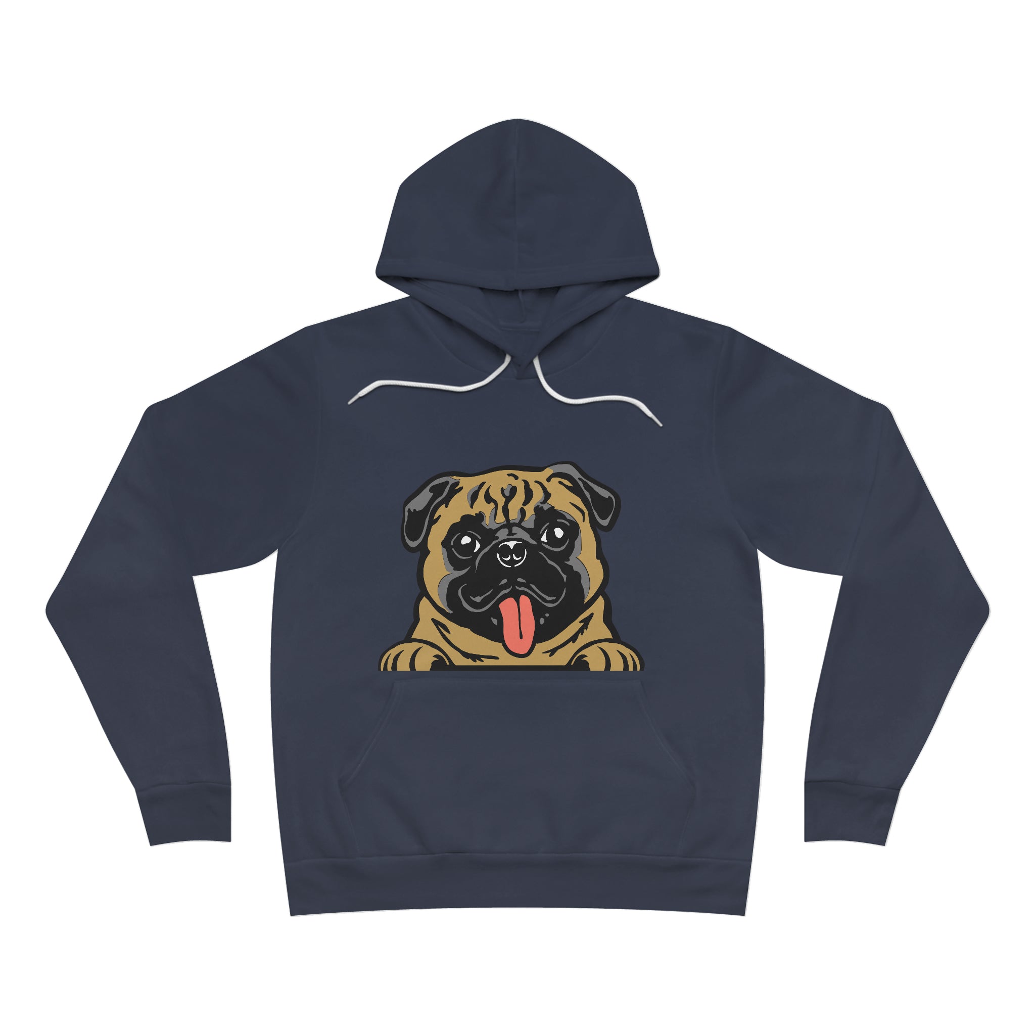 Pug Peak Fleece Pullover Hoodie