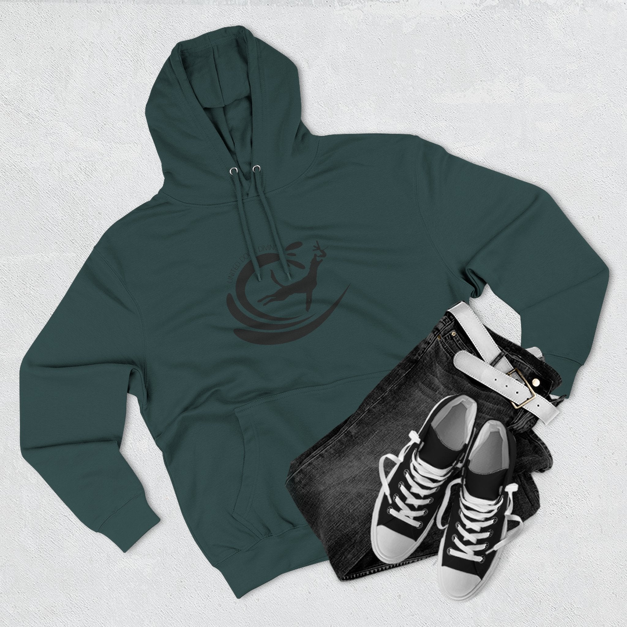 UDD Classic Three-Panel Fleece Hoodie – Cozy Pullover Hoodie
