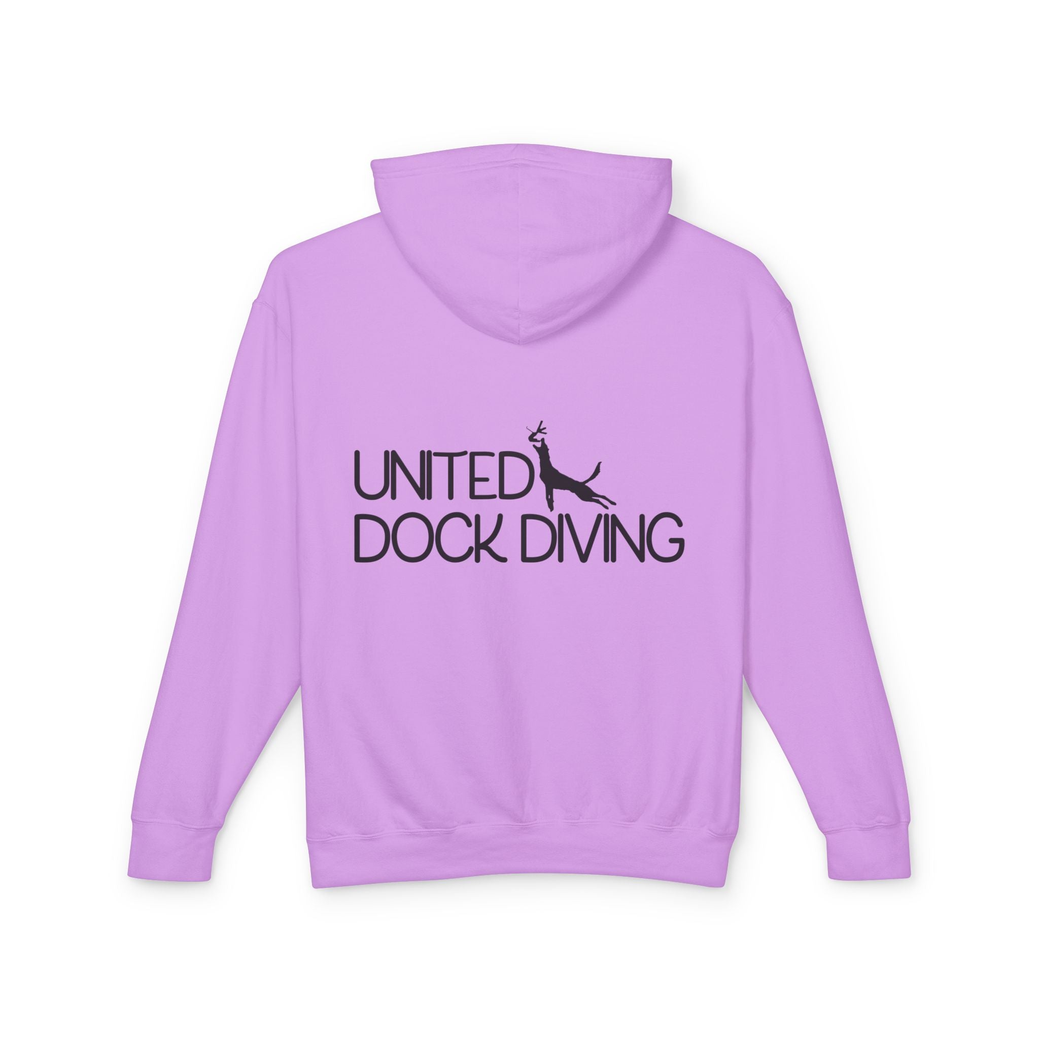 Where's the dock? Front and United Dock Diving Logo Back