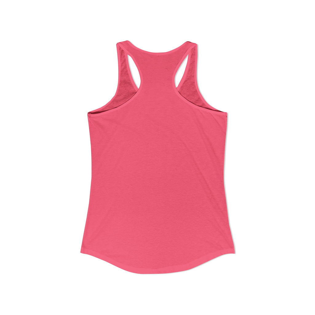 United Dock Diving Logo Front Women's Ideal Racerback Tank