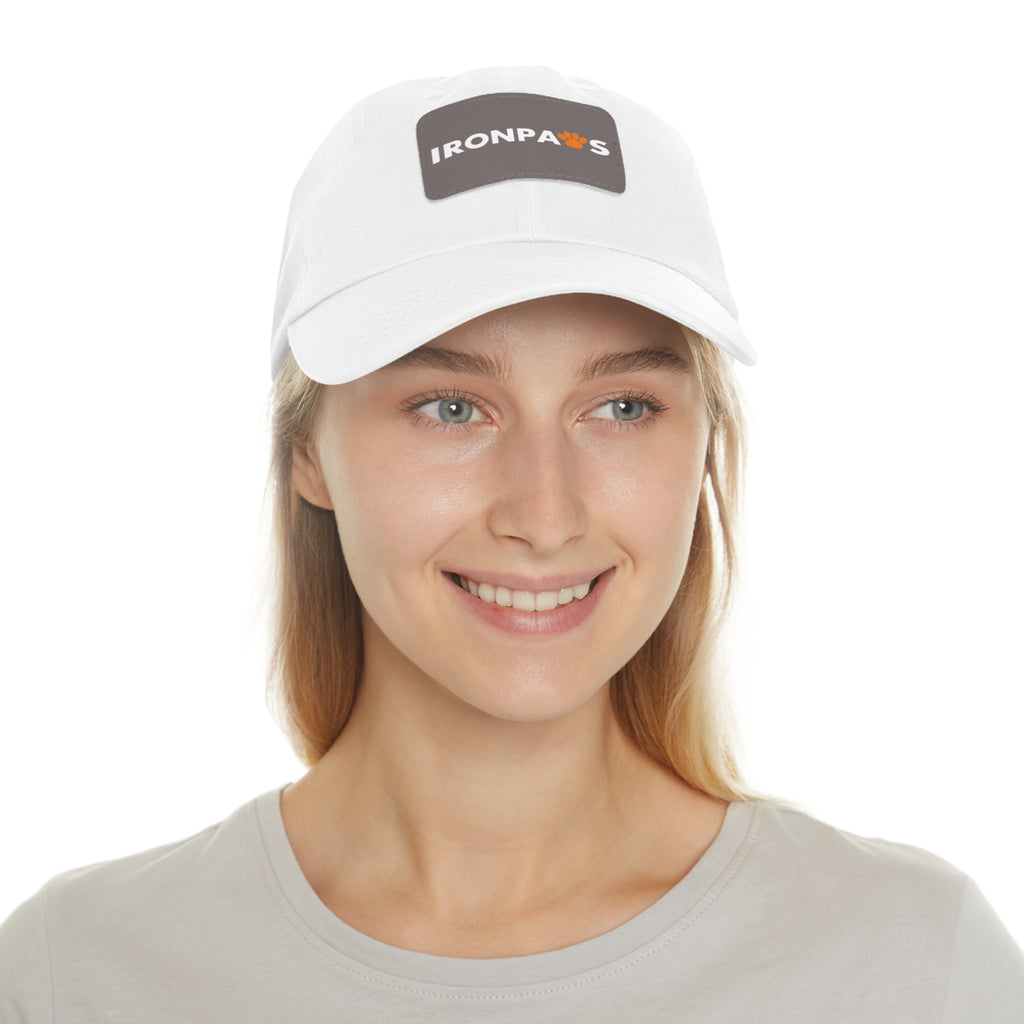 IronPaws Hat with Leather Patch (Rectangle)