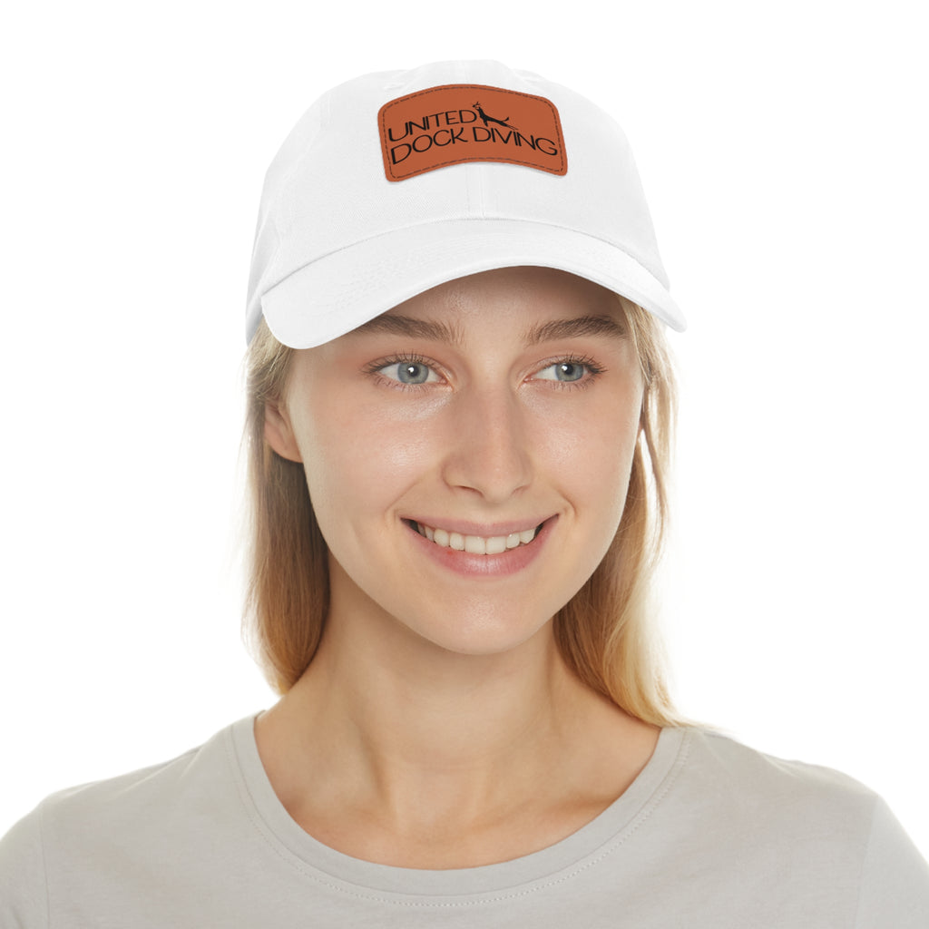 United Dock Diving Leather Logo Hat