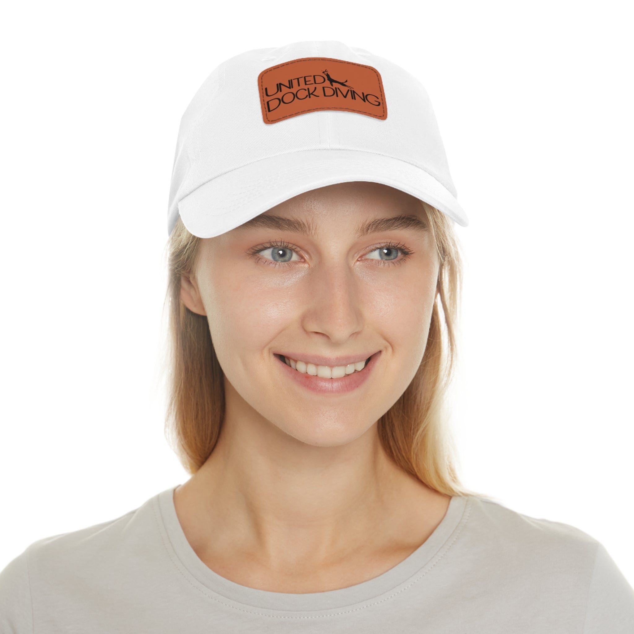 United Dock Diving Leather Logo Hat