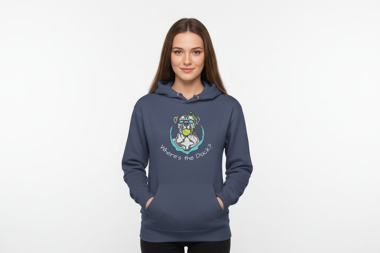 Where's the Dock? Hooded Sweatshirt