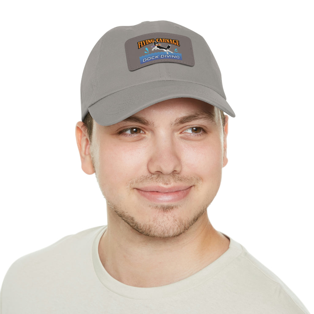 Multi Color Leather Patch Hat