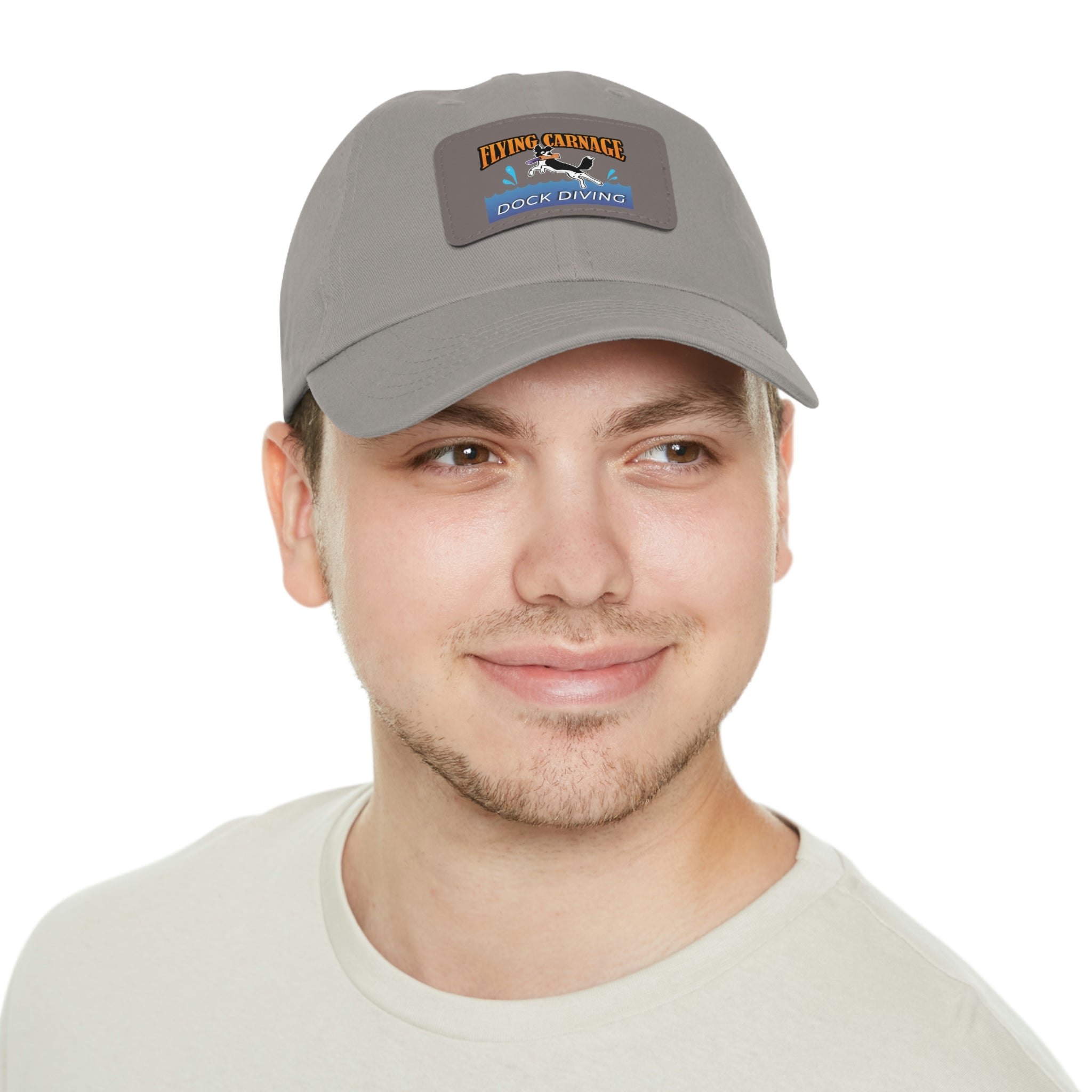 Multi Color Leather Patch Hat