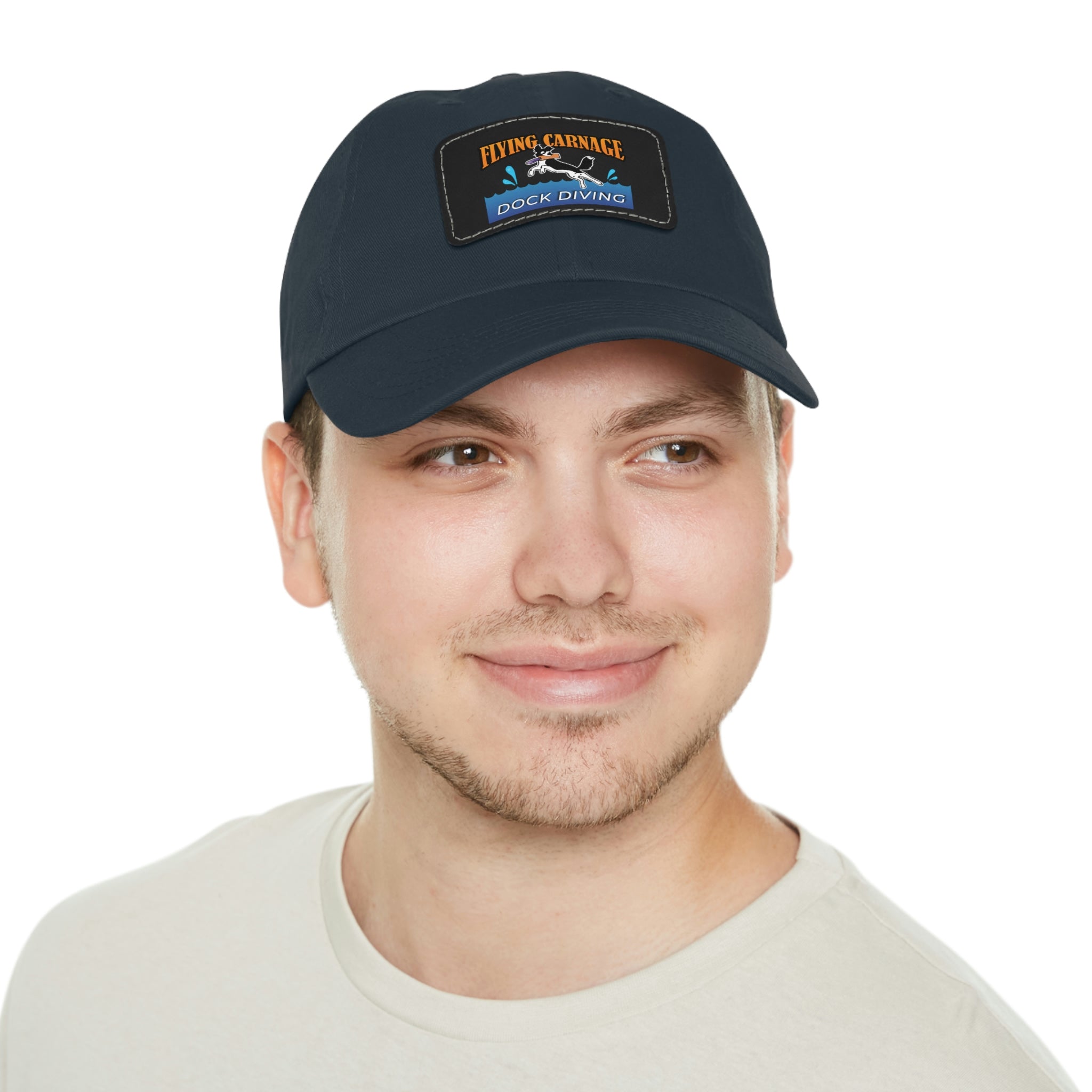 Multi Color Leather Patch Hat