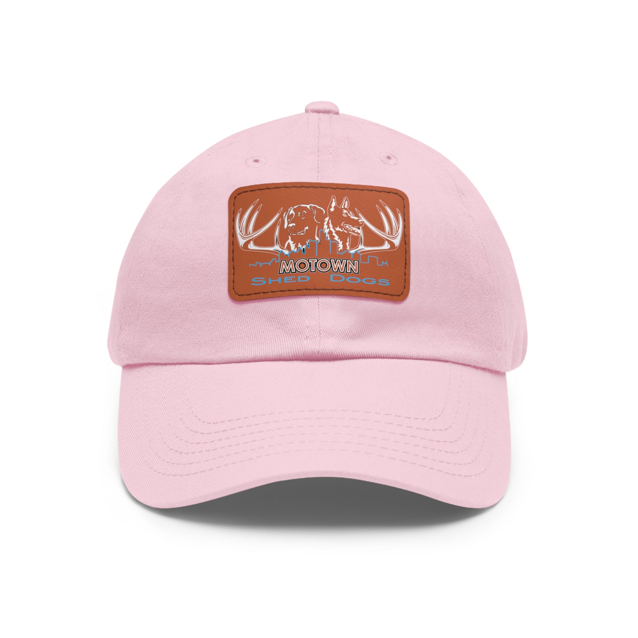 MoTown Multi Color hat with Leather Patch (Rectangle)