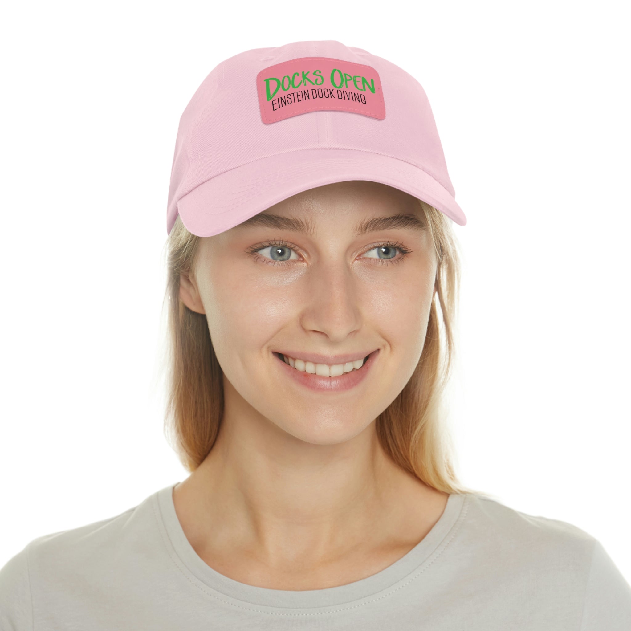 Hat with Leather Patch