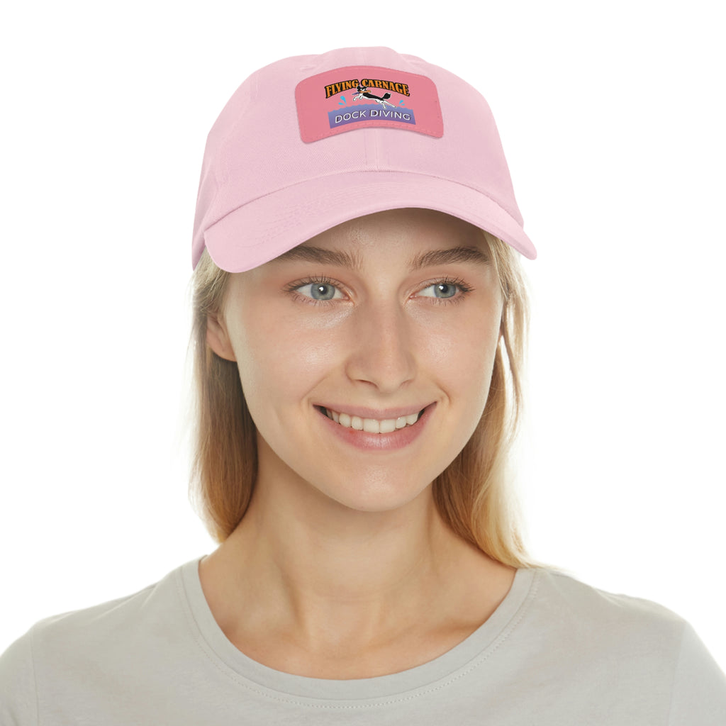 Multi Color Leather Patch Hat