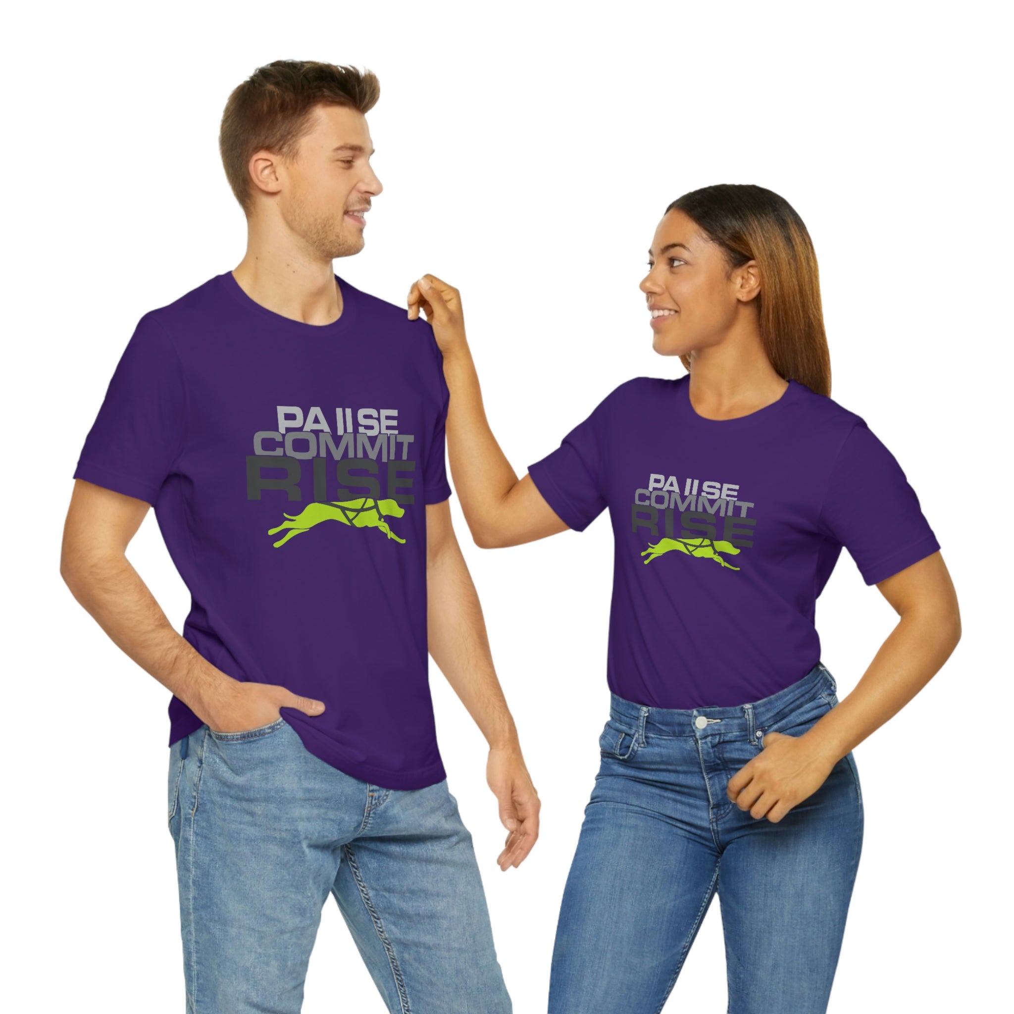 Pause Commit Rise Official Advanced Performance Canine Short Sleeve Tee