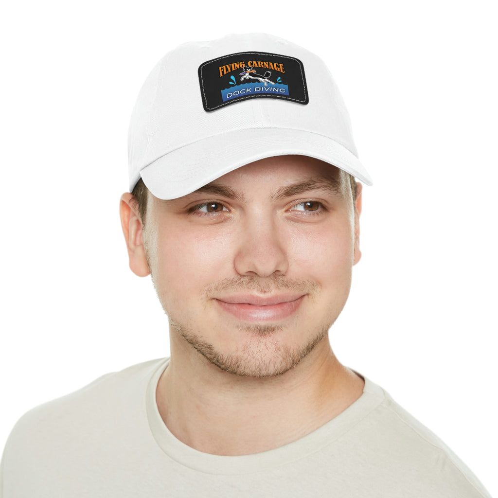 Multi Color Leather Patch Hat