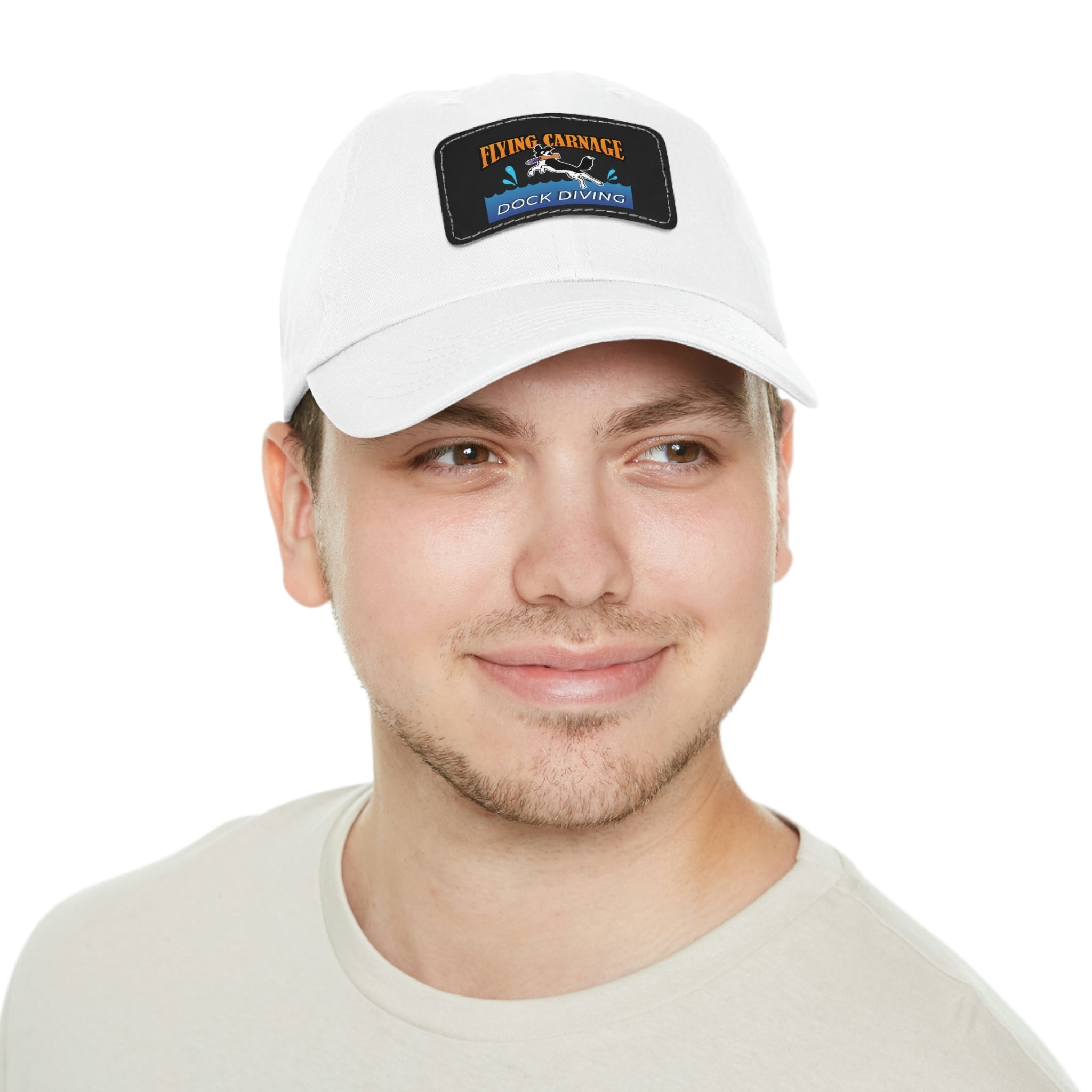 Multi Color Leather Patch Hat