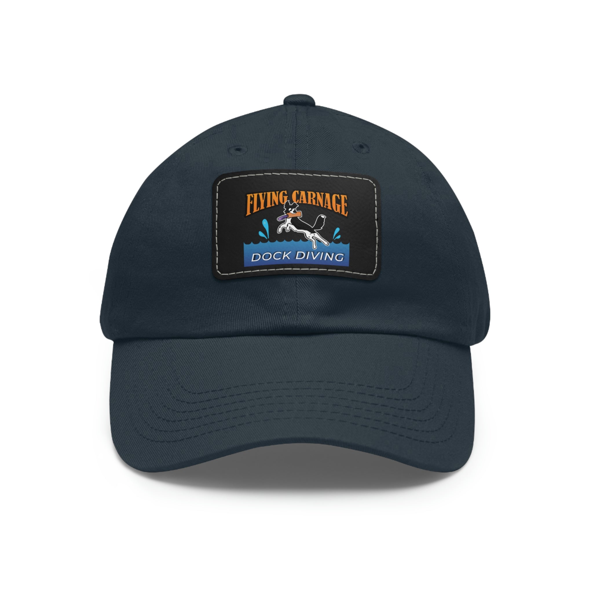 Multi Color Leather Patch Hat