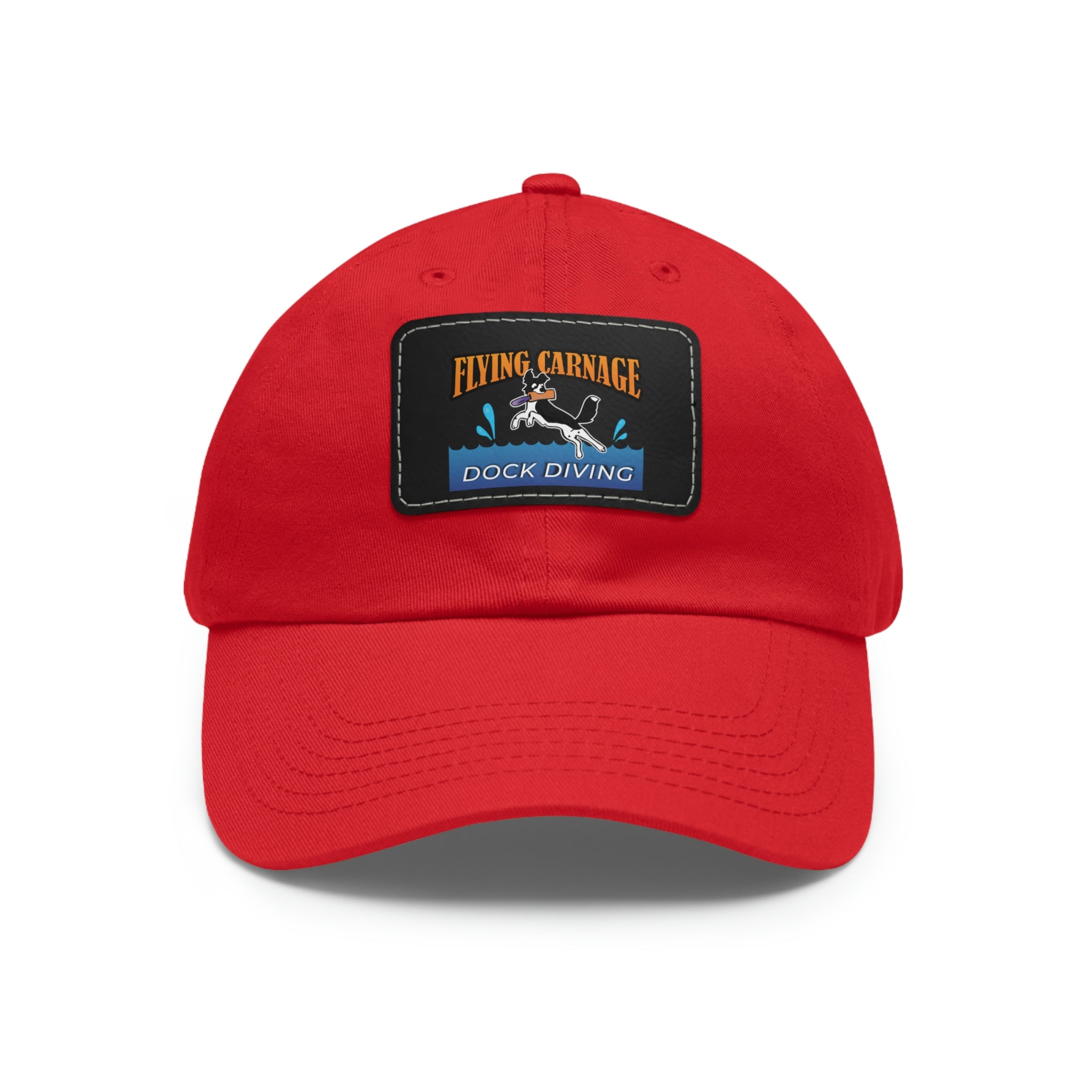 Multi Color Leather Patch Hat