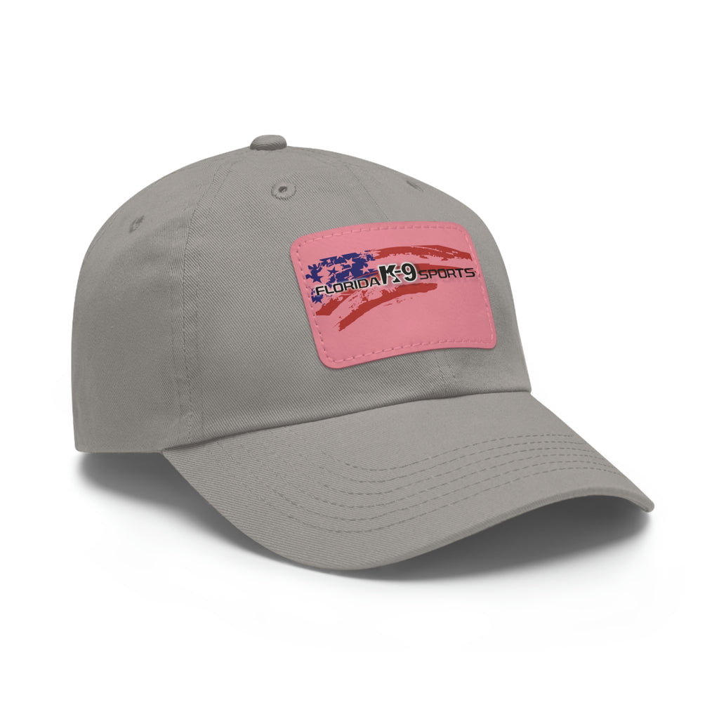 Multi Color Hat with Leather Patch (Rectangle)