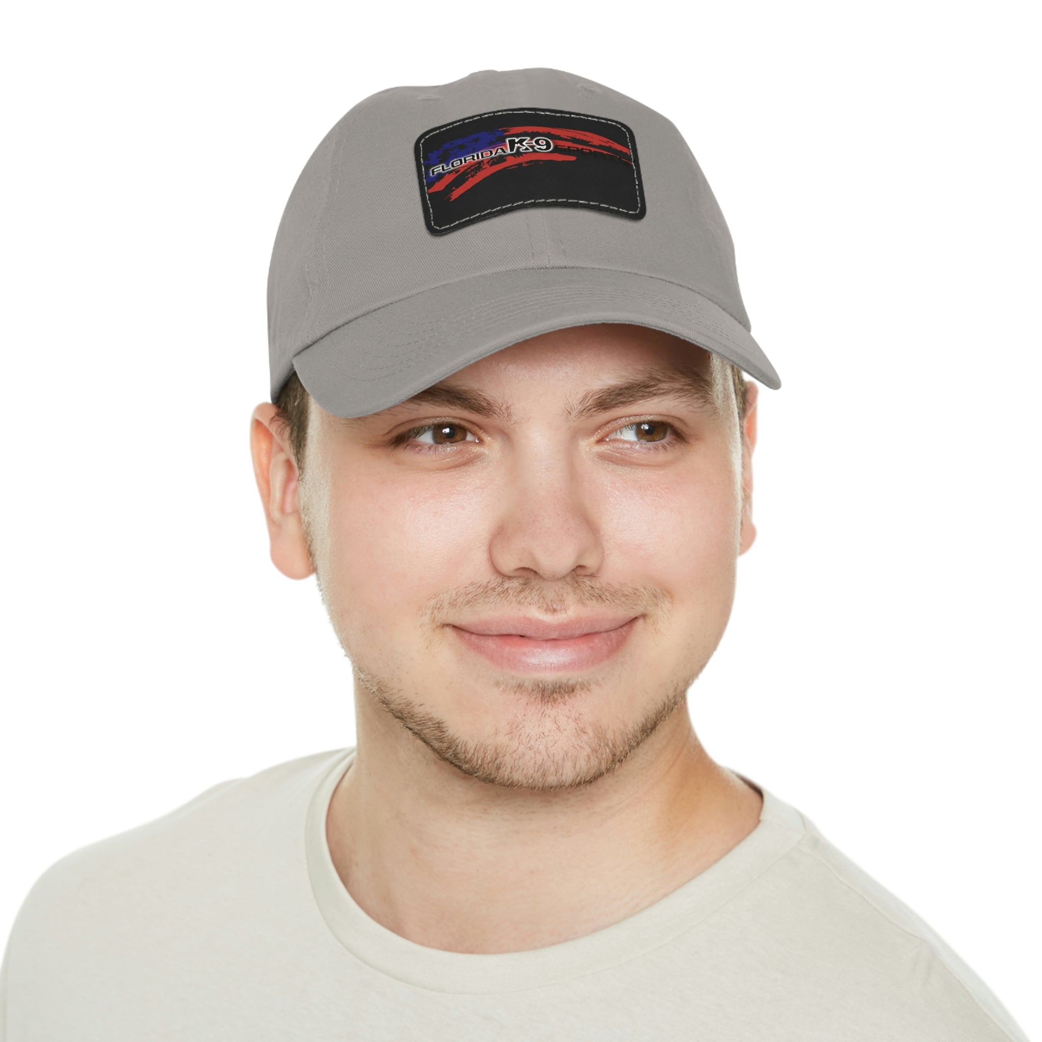 Multi Color Hat with Leather Patch (Rectangle)