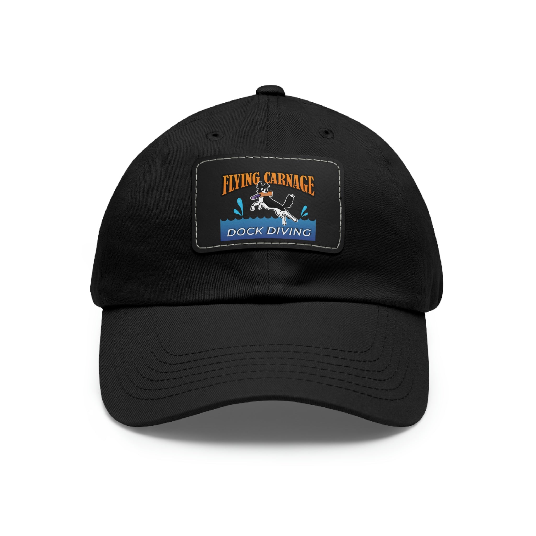 Multi Color Leather Patch Hat