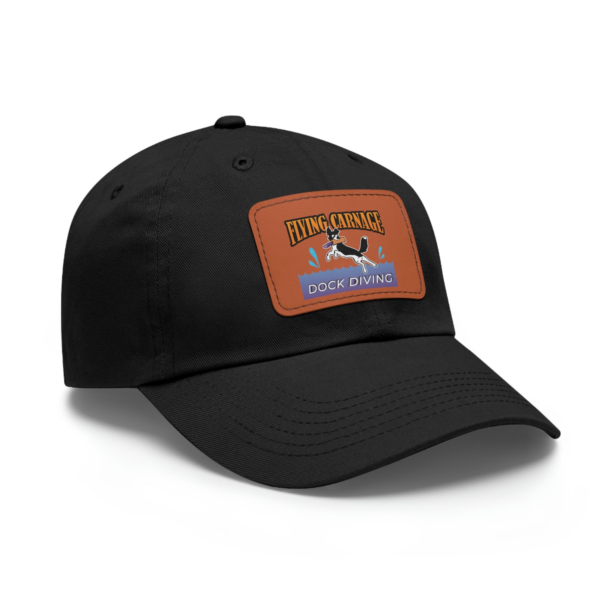 Multi Color Leather Patch Hat