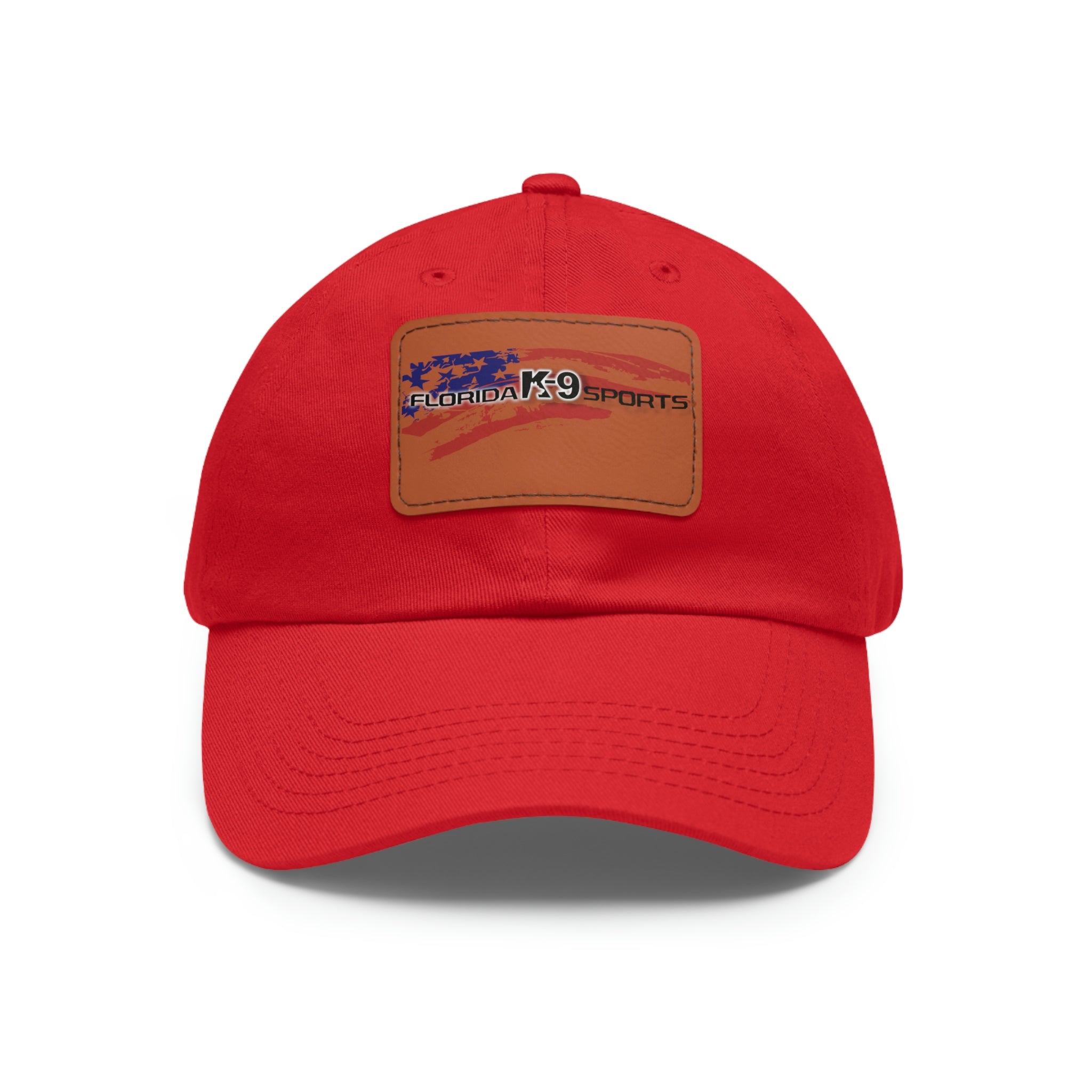 Multi Color Hat with Leather Patch (Rectangle)