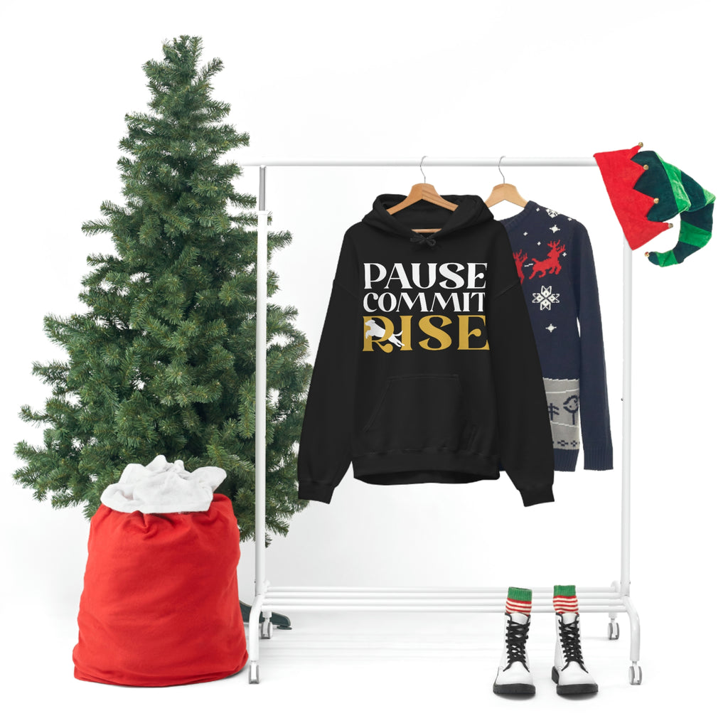 Pause Commit Rise Official Advanced Performance Canine Unisex Heavy Blend™ Hooded Sweatshirt