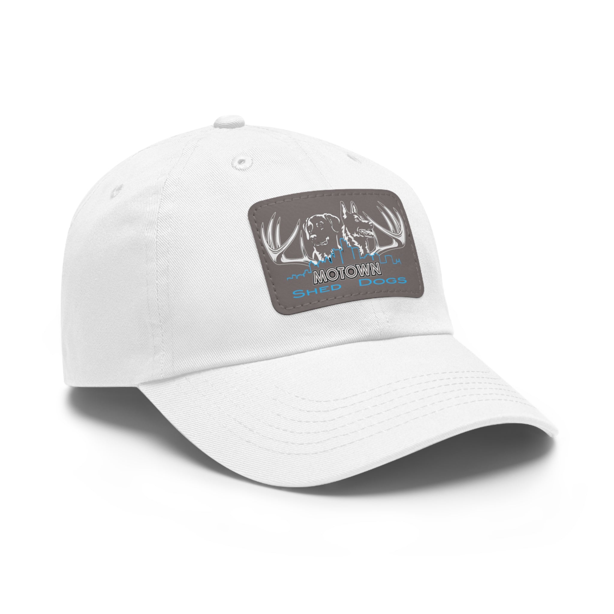 MoTown Multi Color hat with Leather Patch (Rectangle)