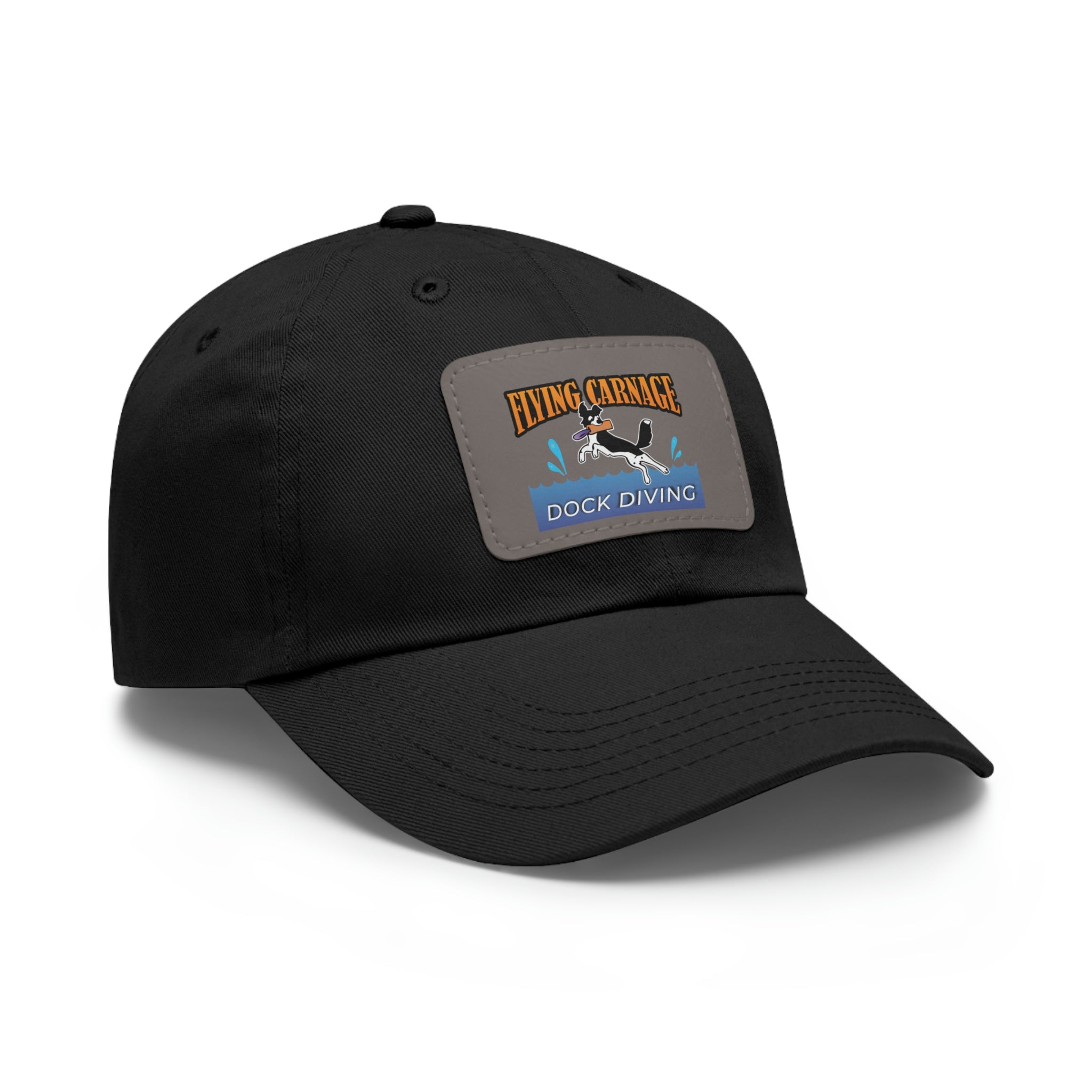 Multi Color Leather Patch Hat