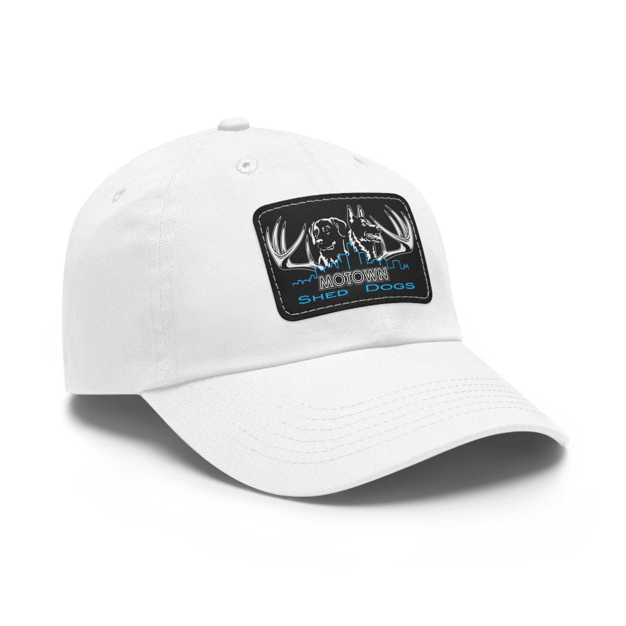 MoTown Multi Color hat with Leather Patch (Rectangle)
