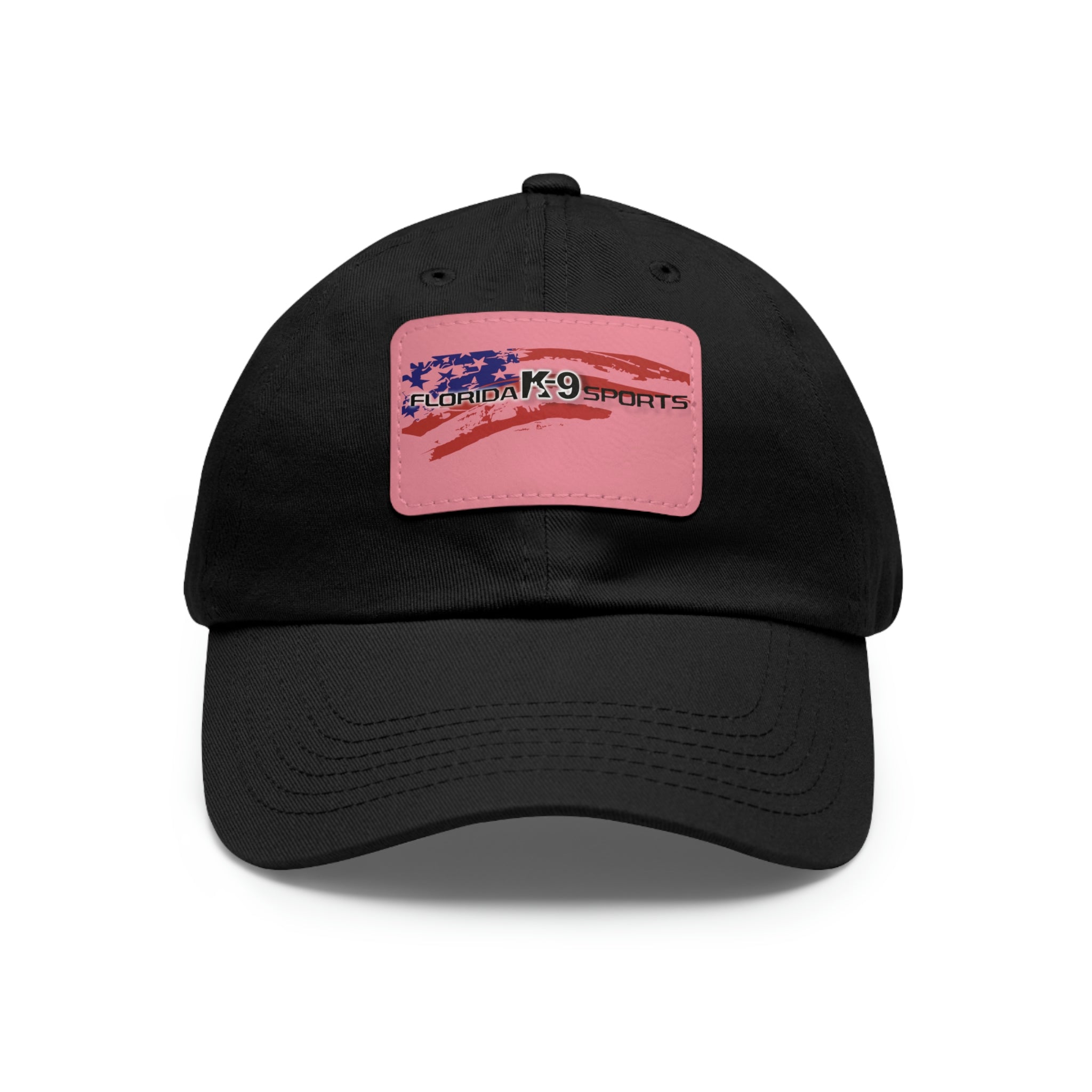 Multi Color Hat with Leather Patch (Rectangle)